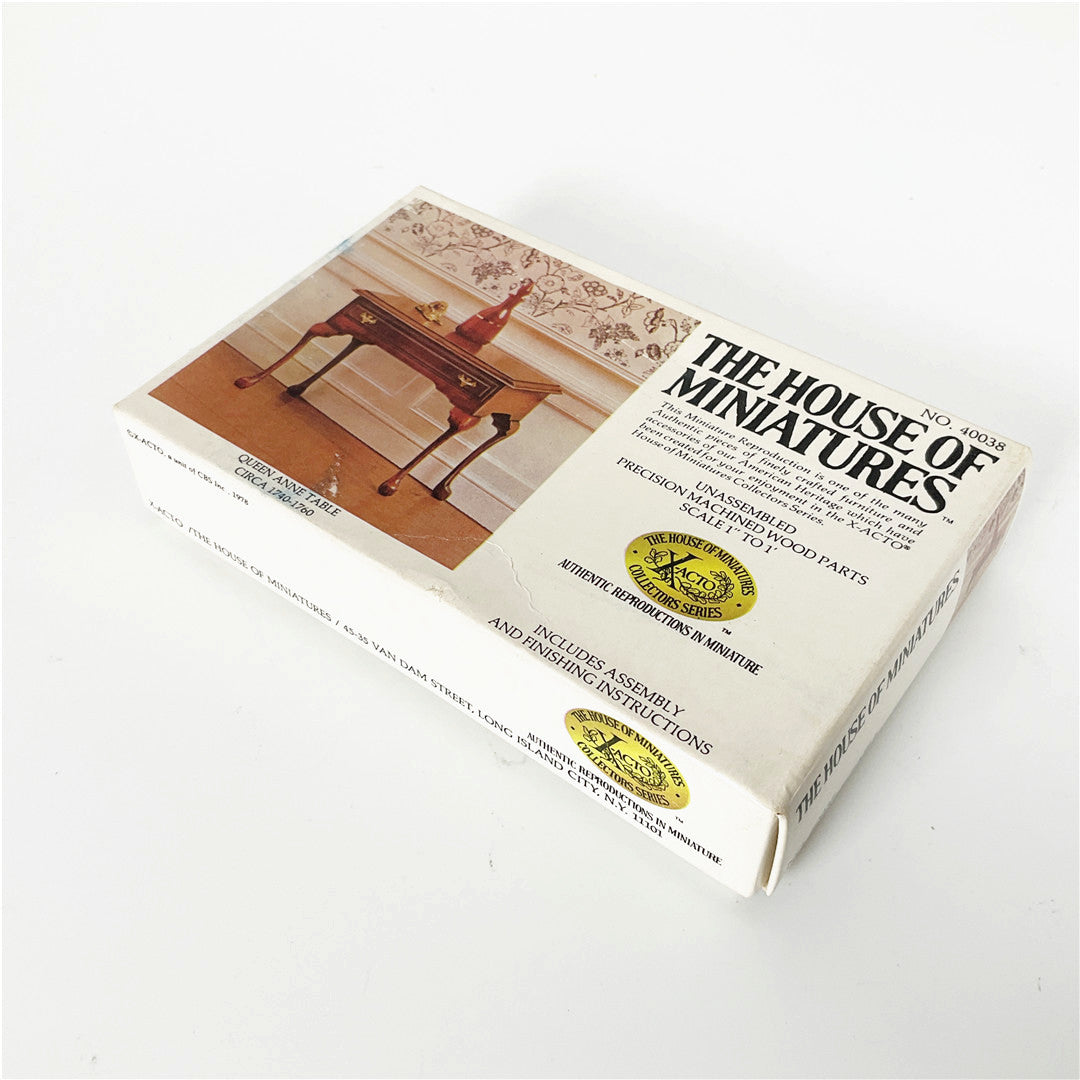 The House of Miniatures Queen Anne Table Kit No. 40038