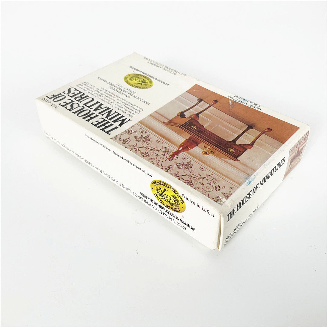 The House of Miniatures Queen Anne Table Kit No. 40038