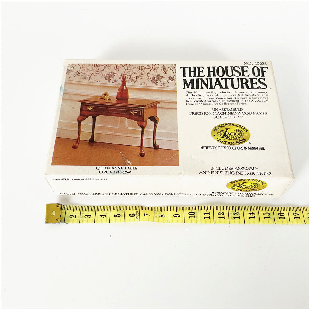 The House of Miniatures Queen Anne Table Kit No. 40038