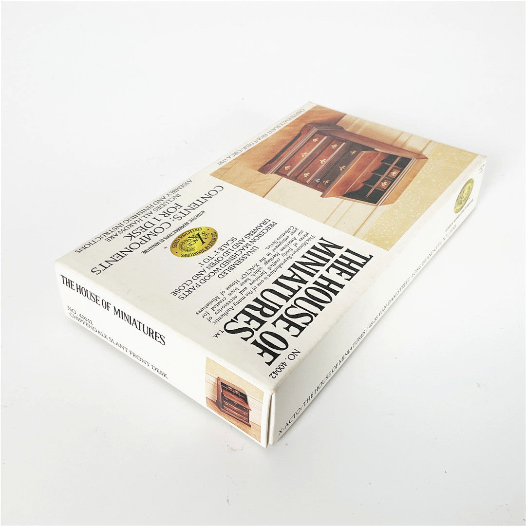 The House of Miniatures Chippendale Slant Front Desk Kit No. 40042