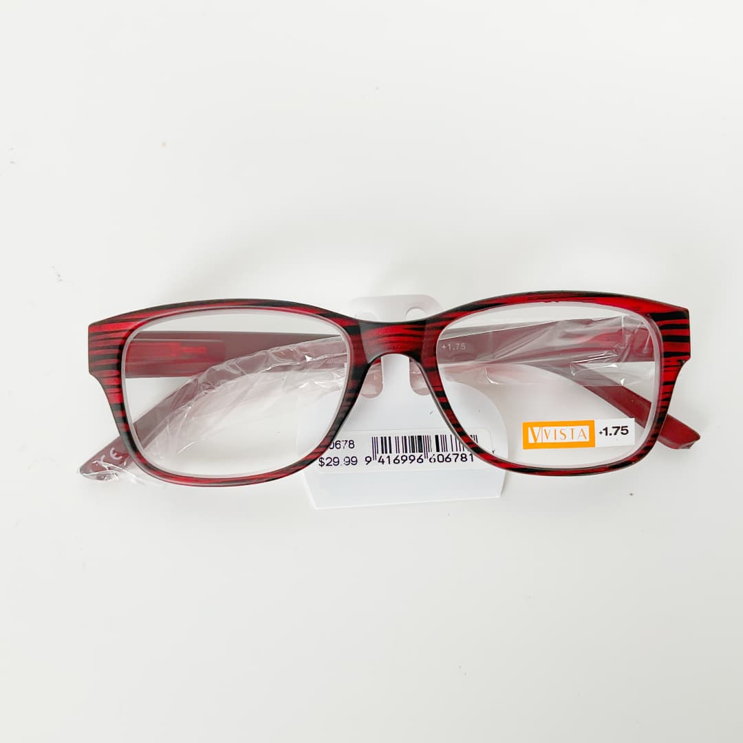 Vista Optics - Square Reader +1.75 Glasses