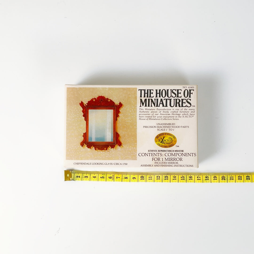 The House of Miniatures – Chippendale Looking Glass / Mirror Kit (NO. 42403)