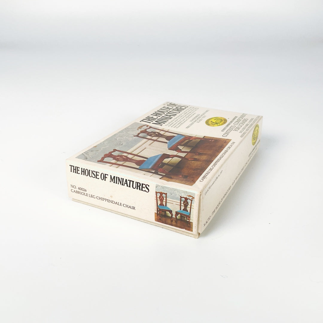 The House of Miniatures – Cabriole Leg Chippendale Chair No. 40026