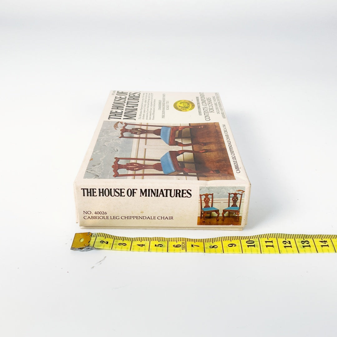The House of Miniatures – Cabriole Leg Chippendale Chair No. 40026