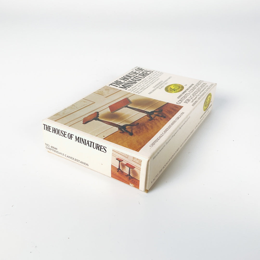 The House of Miniatures – Chippendale Candlestands Kit (NO. 40049)