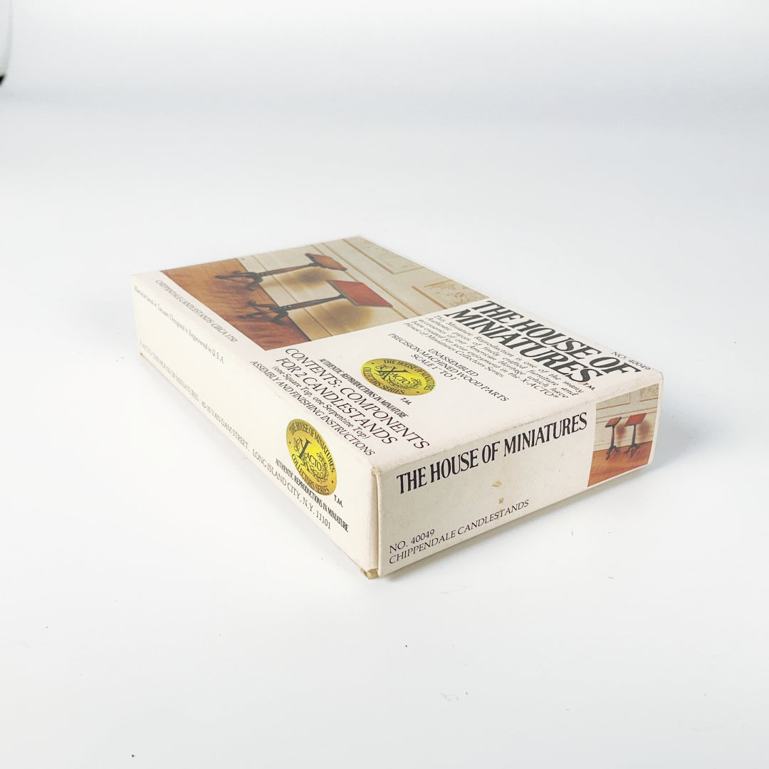 The House of Miniatures – Chippendale Candlestands Kit (NO. 40049)