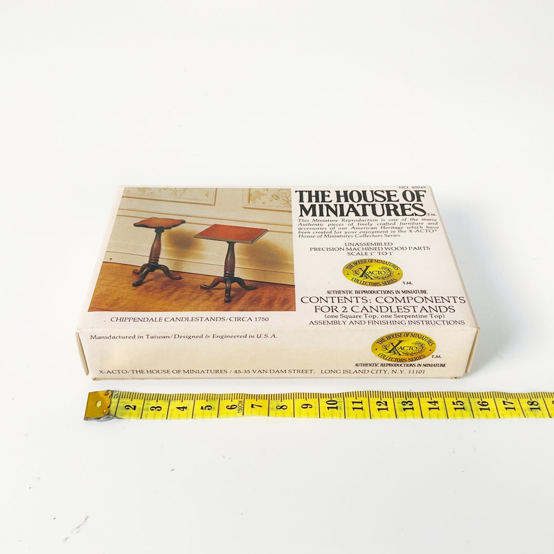 The House of Miniatures – Chippendale Candlestands Kit (NO. 40049)