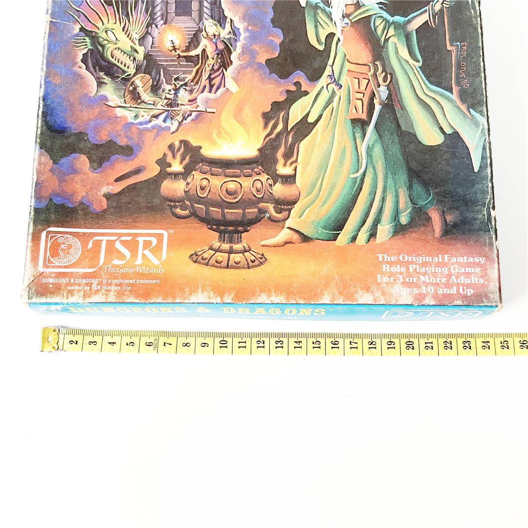 Vintage TSR Dungeons & Dragons Expert Set #1012 Boxed RPG with Isle of Dread Module
