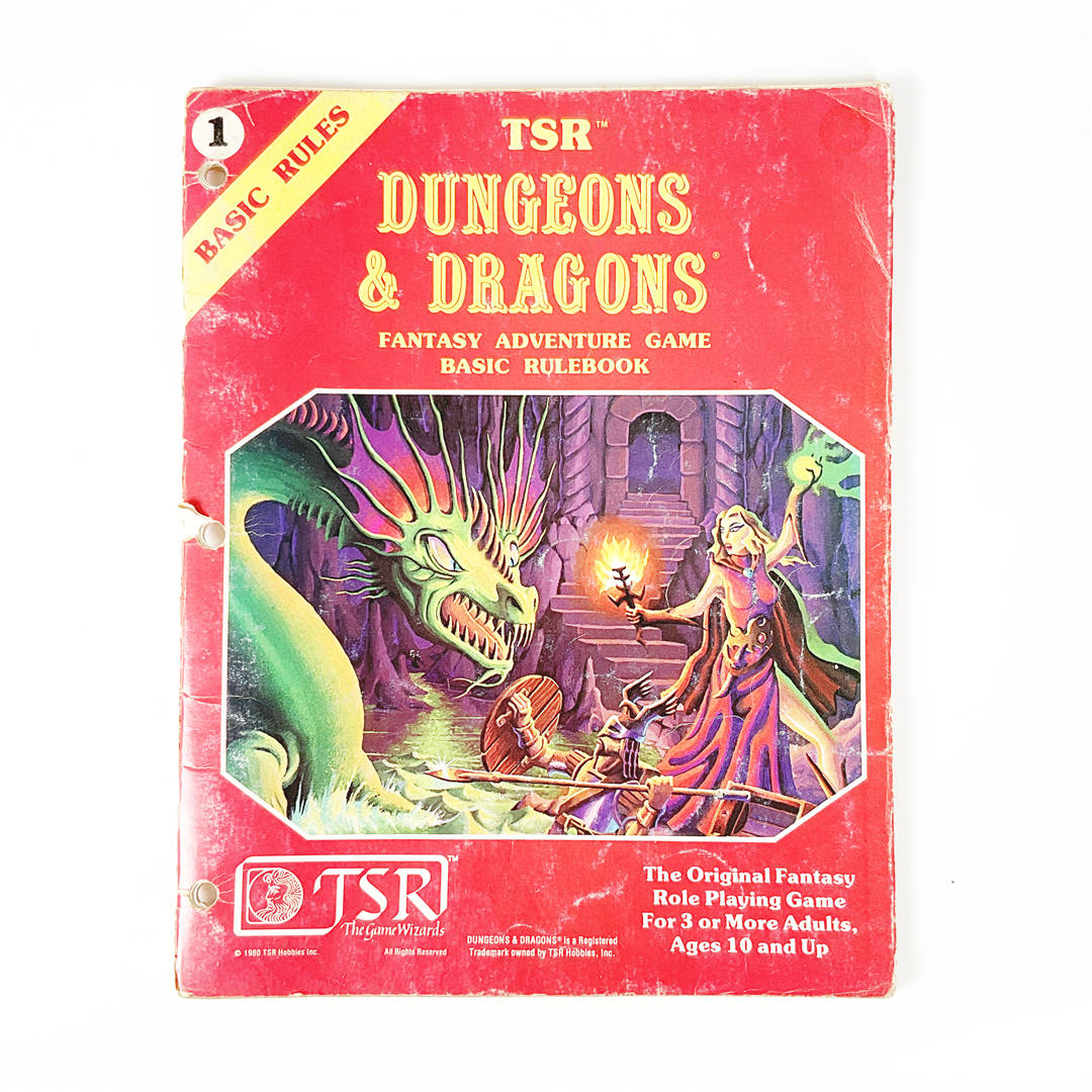 Vintage TSR Dungeons & Dragons Expert Set #1012 Boxed RPG with Isle of Dread Module