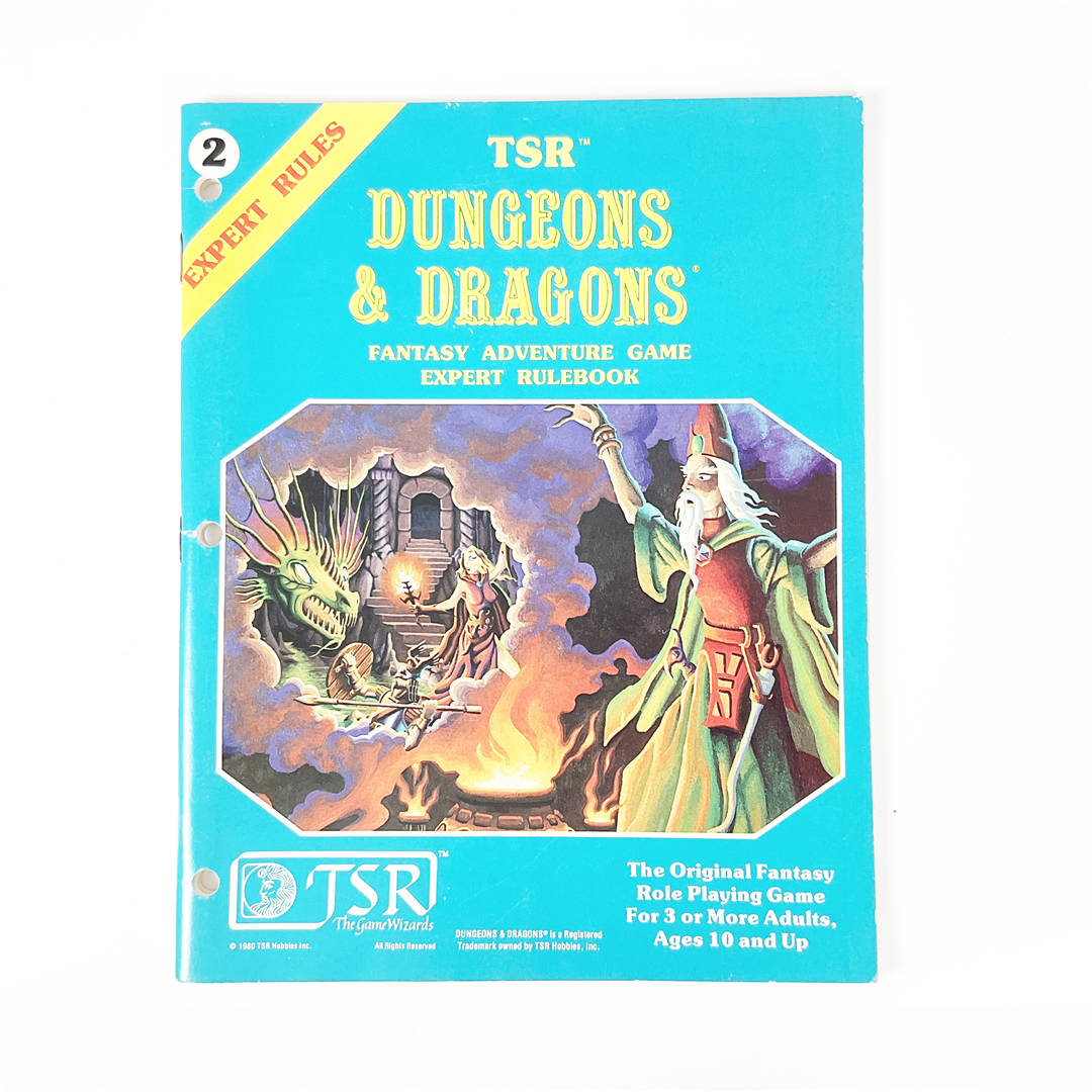 Vintage TSR Dungeons & Dragons Expert Set #1012 Boxed RPG with Isle of Dread Module
