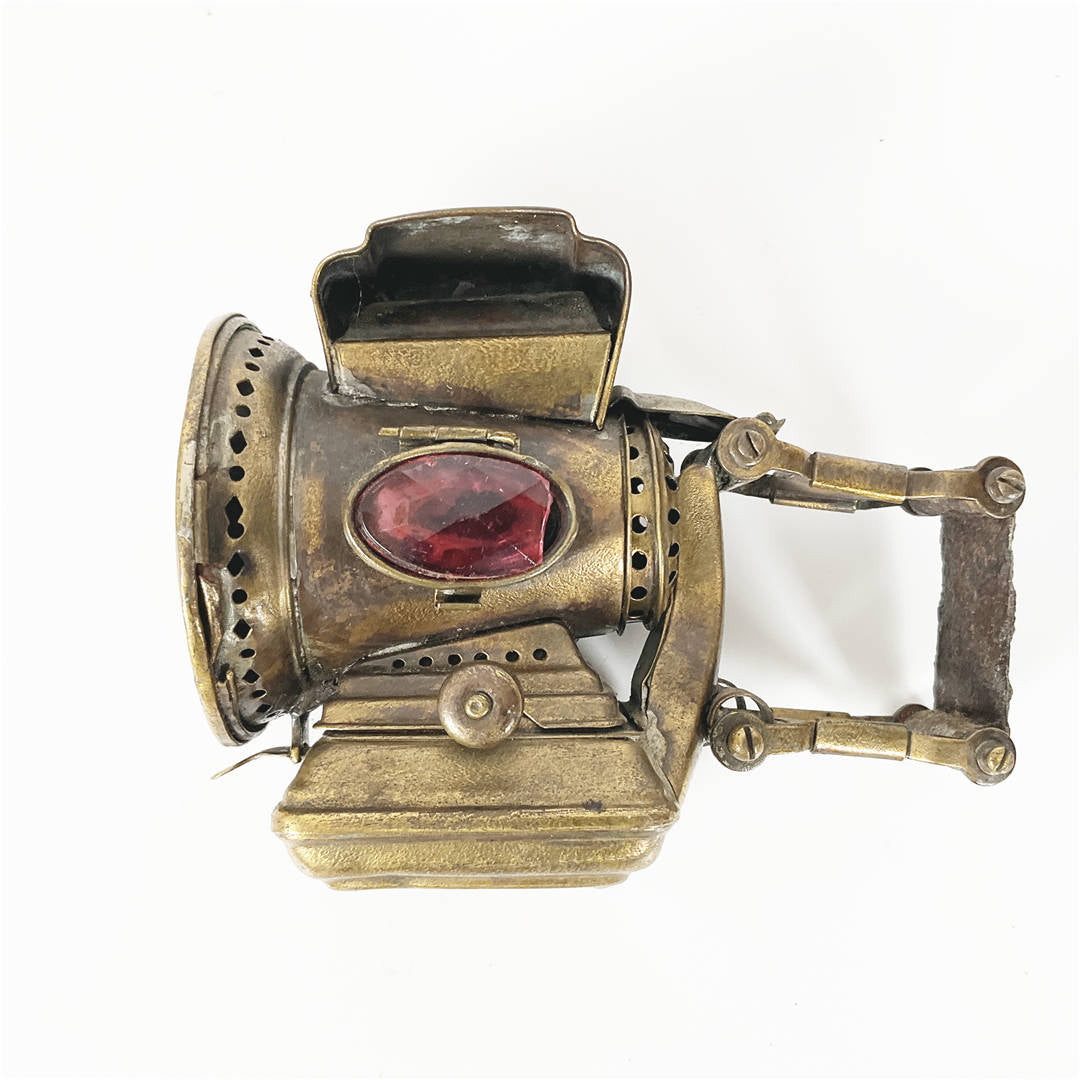 Rare Antique Joseph Lucas "New Coaster" Bicycle Lamp – Vintage English Cycling Collectable