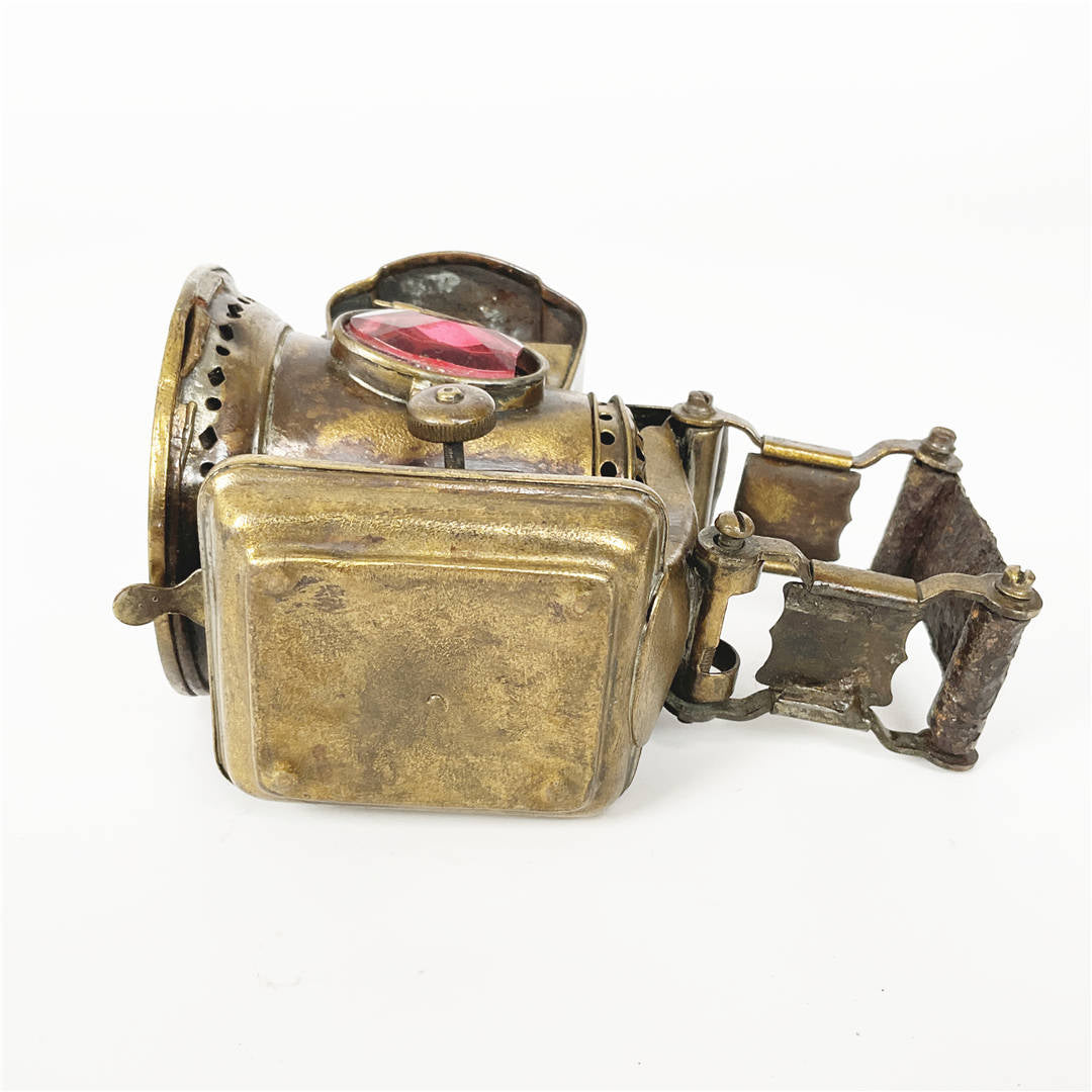 Rare Antique Joseph Lucas "New Coaster" Bicycle Lamp – Vintage English Cycling Collectable