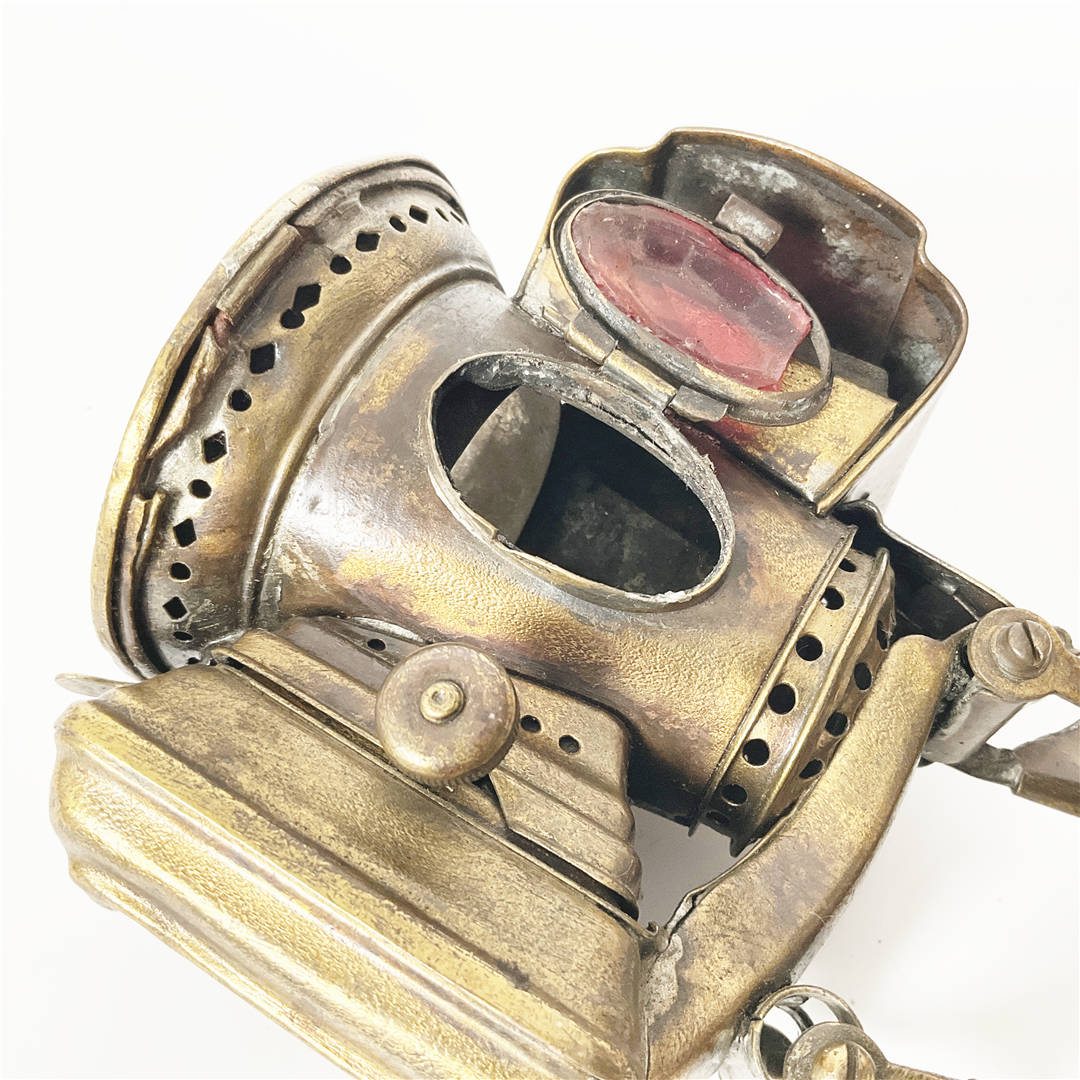 Rare Antique Joseph Lucas "New Coaster" Bicycle Lamp – Vintage English Cycling Collectable