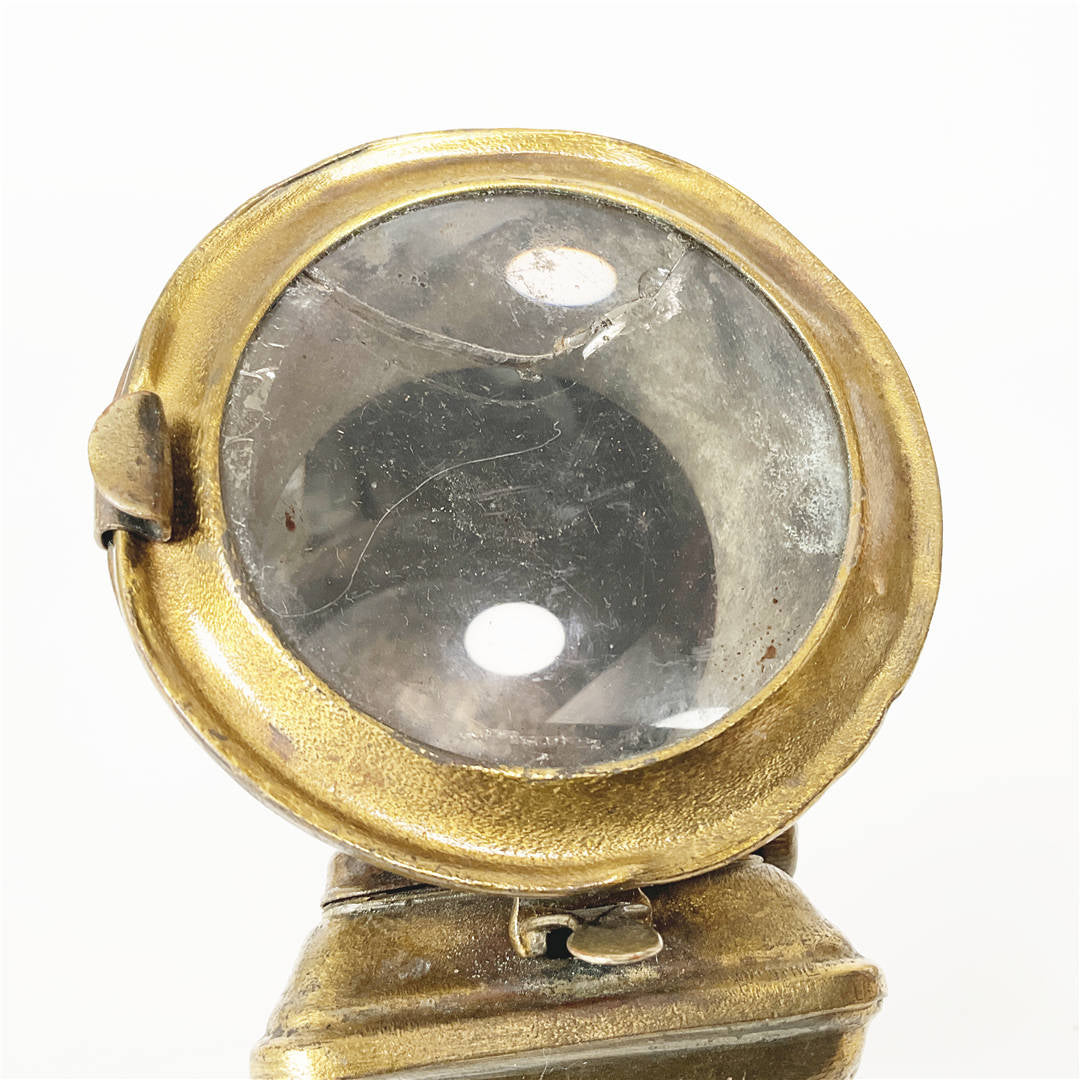 Rare Antique Joseph Lucas "New Coaster" Bicycle Lamp – Vintage English Cycling Collectable