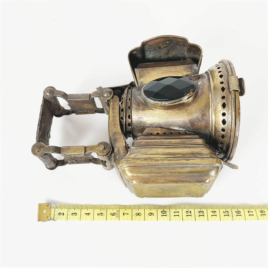 Rare Antique Joseph Lucas "New Coaster" Bicycle Lamp – Vintage English Cycling Collectable