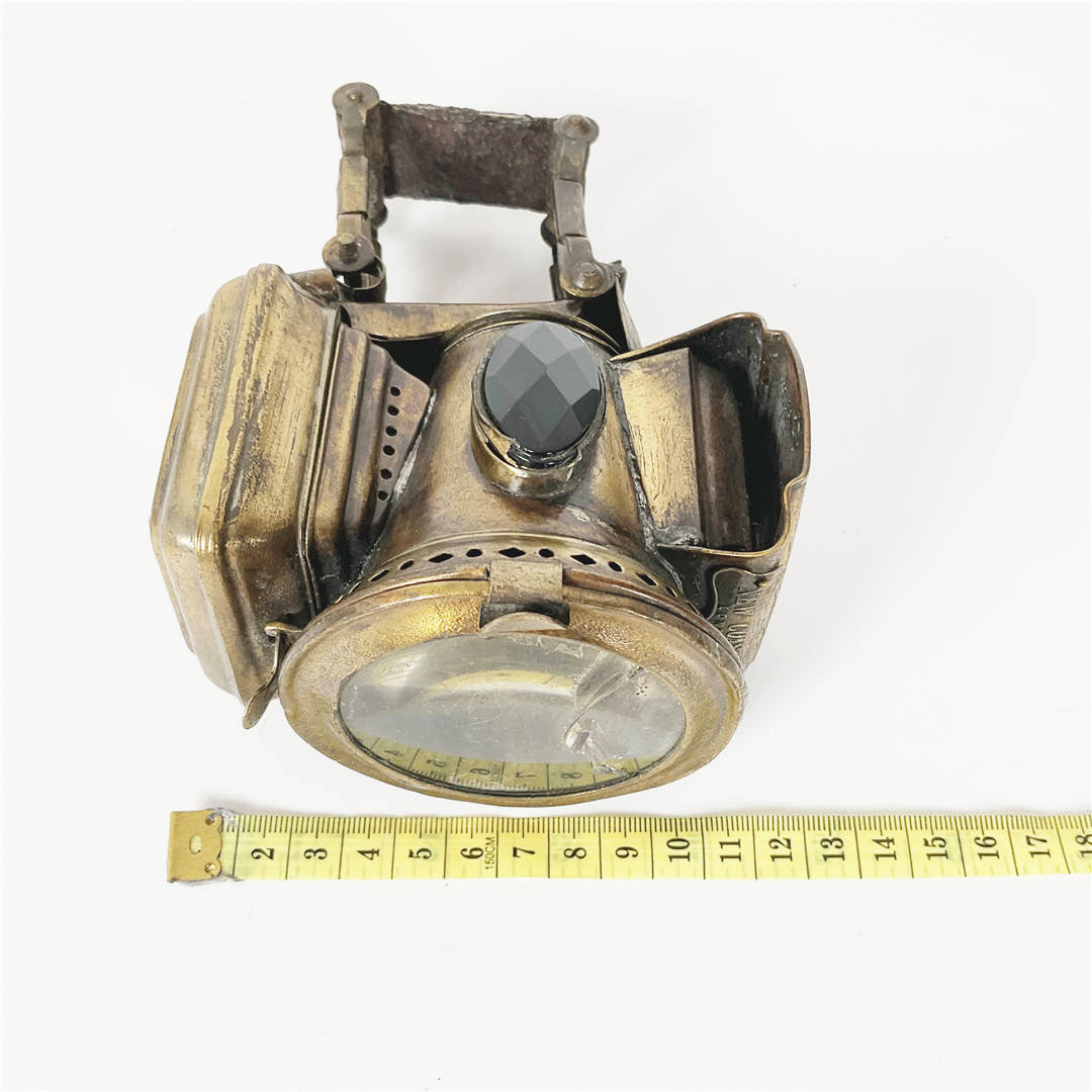 Rare Antique Joseph Lucas "New Coaster" Bicycle Lamp – Vintage English Cycling Collectable
