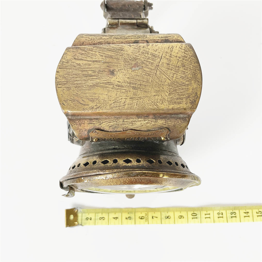 Rare Antique Joseph Lucas "New Coaster" Bicycle Lamp – Vintage English Cycling Collectable