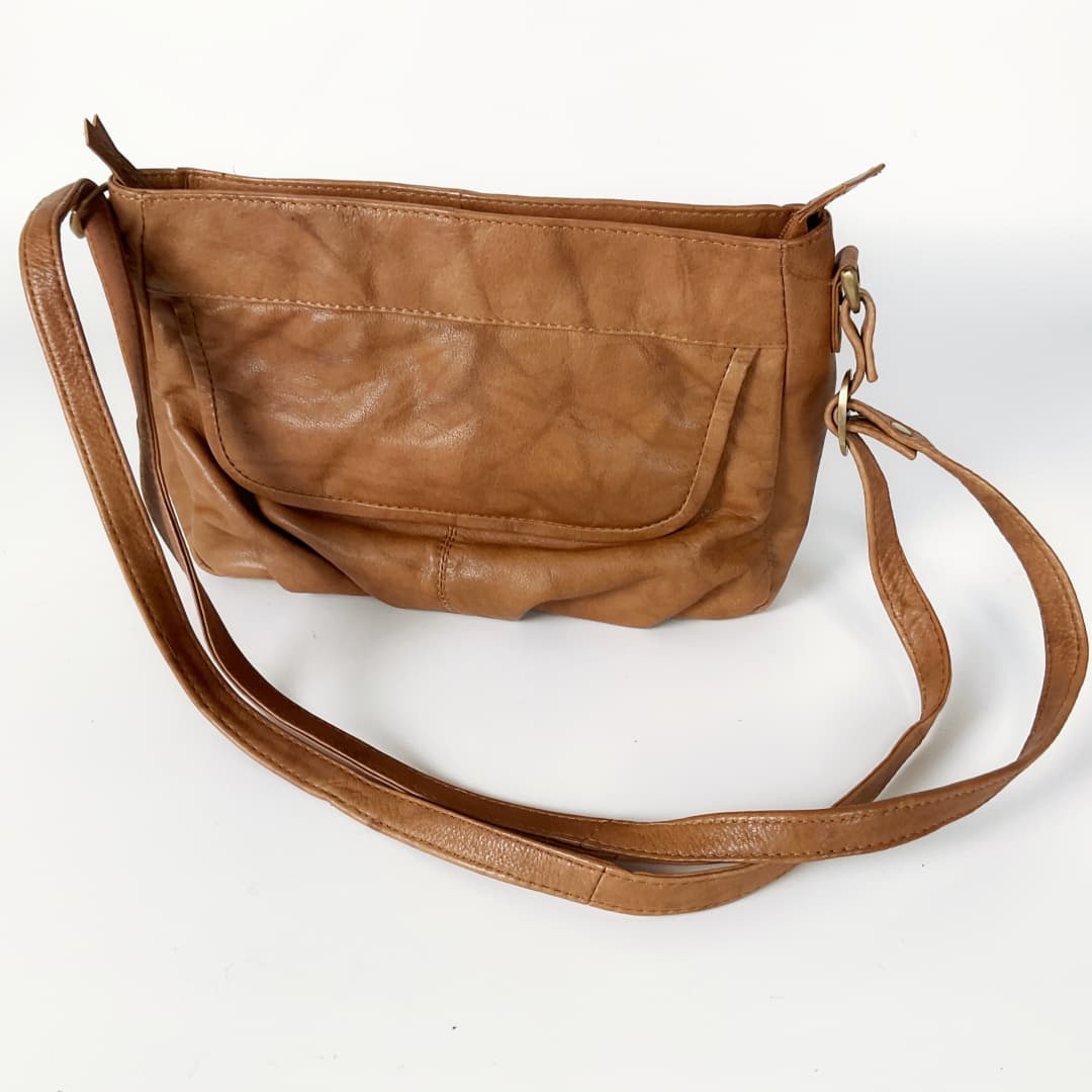 Strandbags - Tan Leather Mini Bag