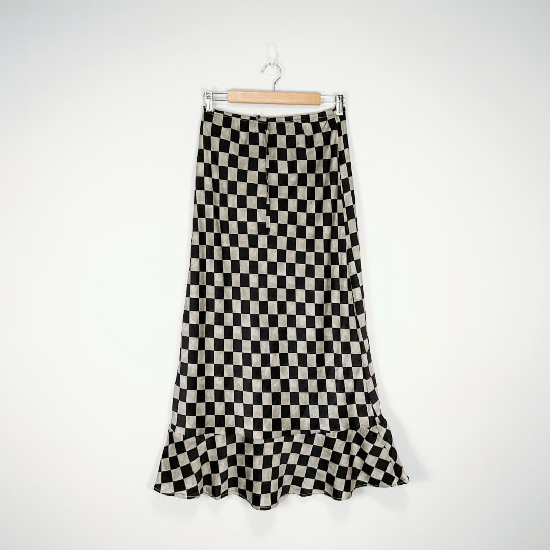 Leo+Be - Check Print Balm Skirt