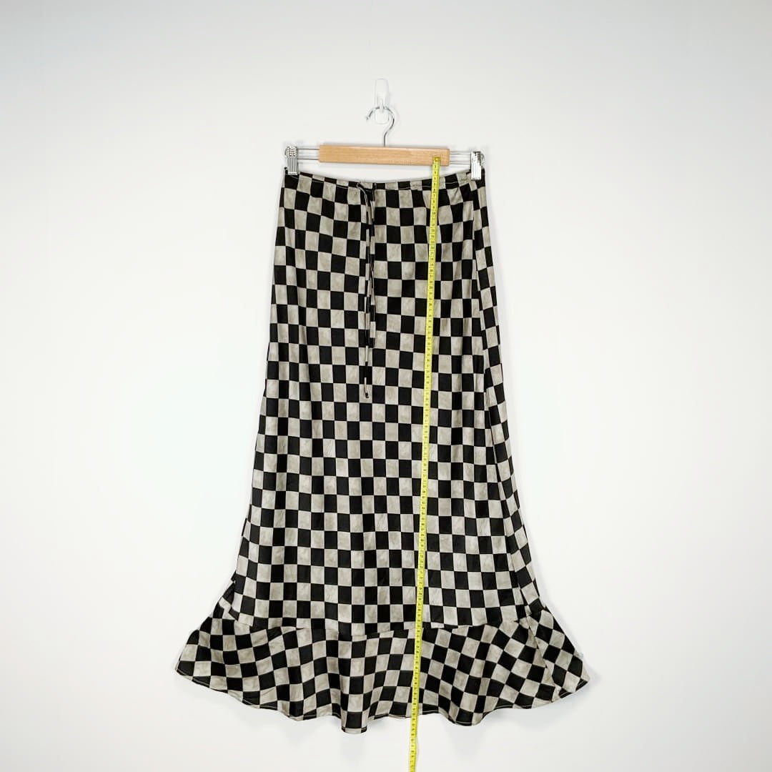 Leo+Be - Check Print Balm Skirt