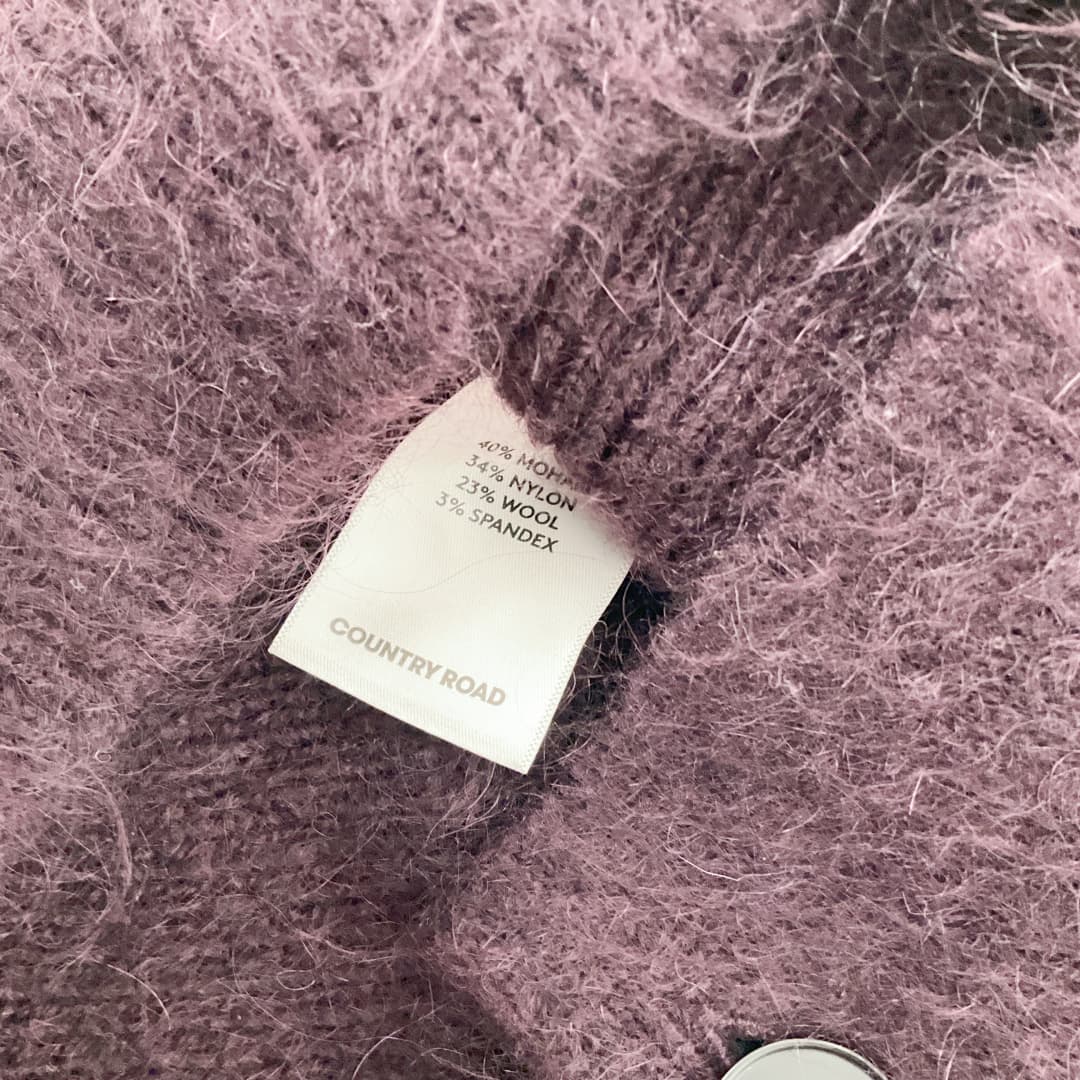 Country Road - Long Sleeve Fluffy Cardigan