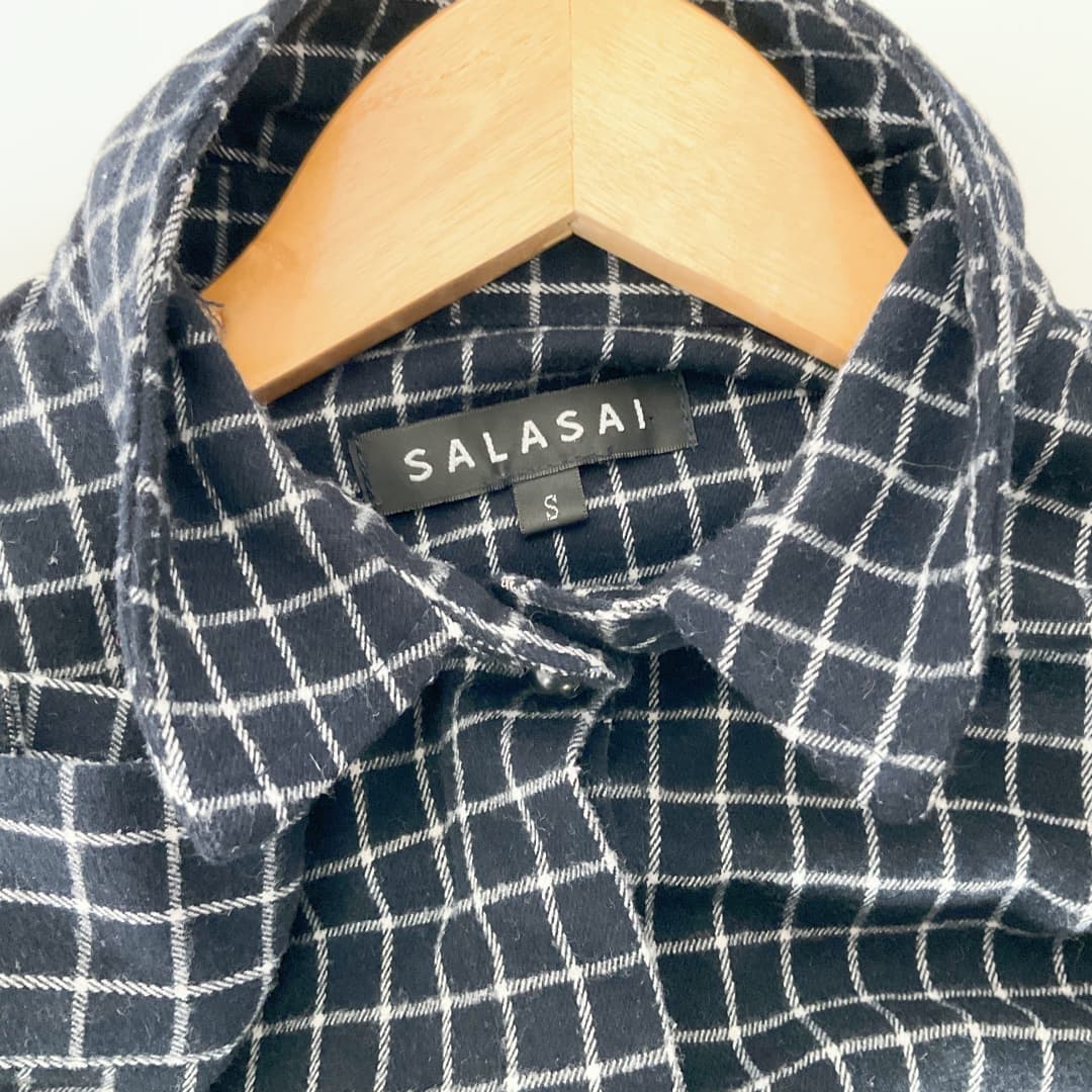 Salasai- Navy Long Shirt