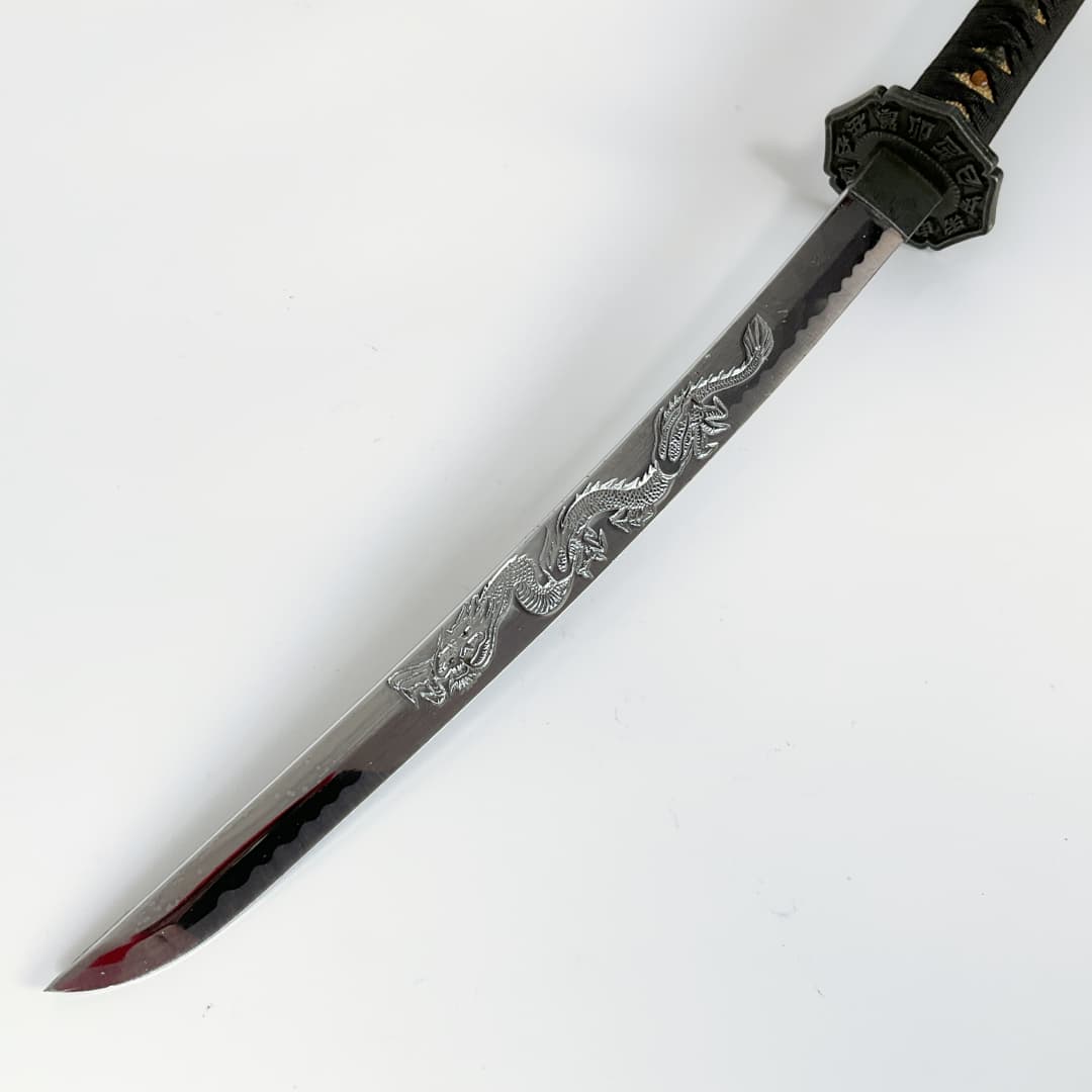 Decorative Samurai Sword Set with Display Stand (2-Piece)