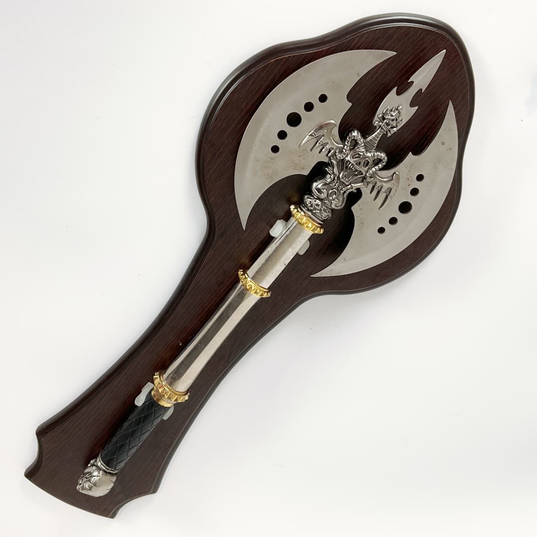 Decorative Fantasy Battle Axe with Box