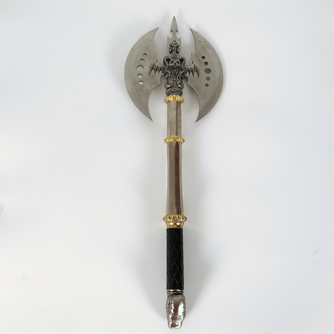 Decorative Fantasy Battle Axe with Box