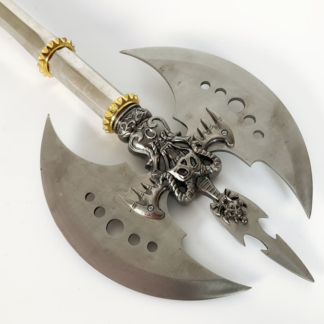 Decorative Fantasy Battle Axe with Box