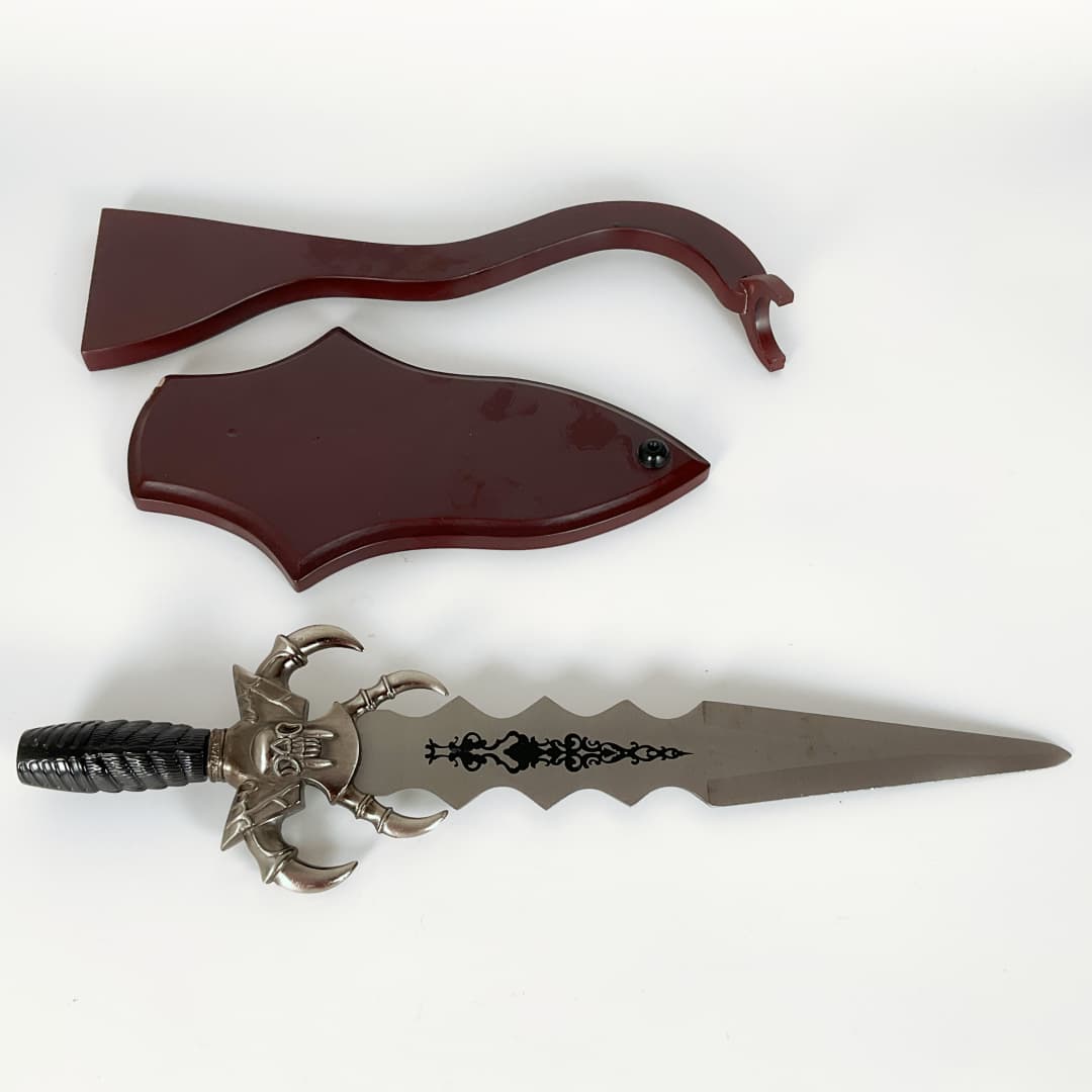 Decorative Fantasy Dagger with Display Stand & Box