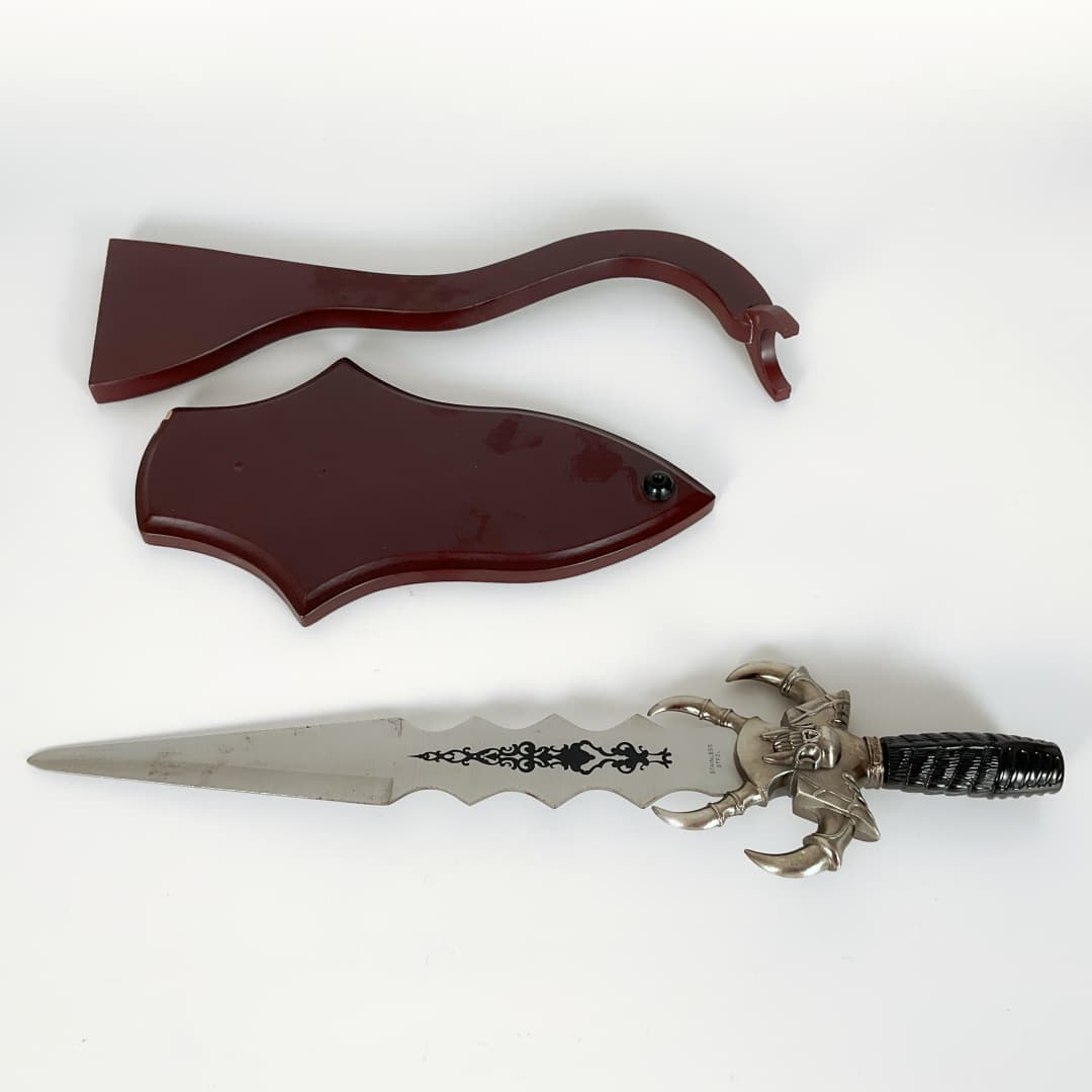 Decorative Fantasy Dagger with Display Stand & Box