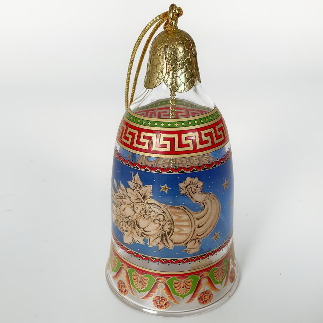 Versace x Rosenthal Crystal Christmas Bell Ornament – 2000s Limited Edition (With Original Box)