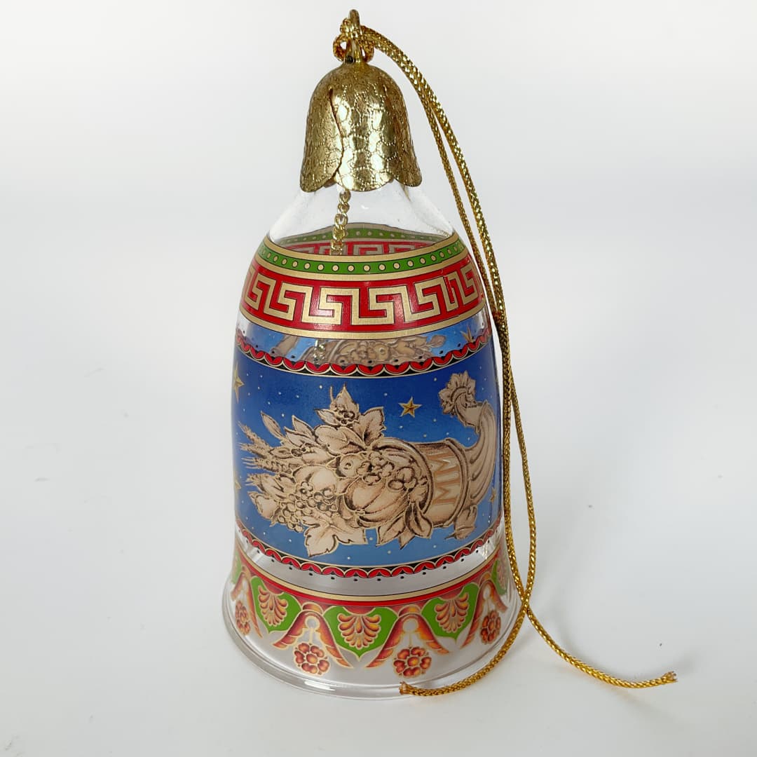 Versace x Rosenthal Crystal Christmas Bell Ornament – 2000s Limited Edition (With Original Box)