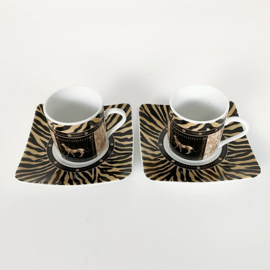 nimbus - Finecasa Tea Cup and Saucer Set (2 Sets)