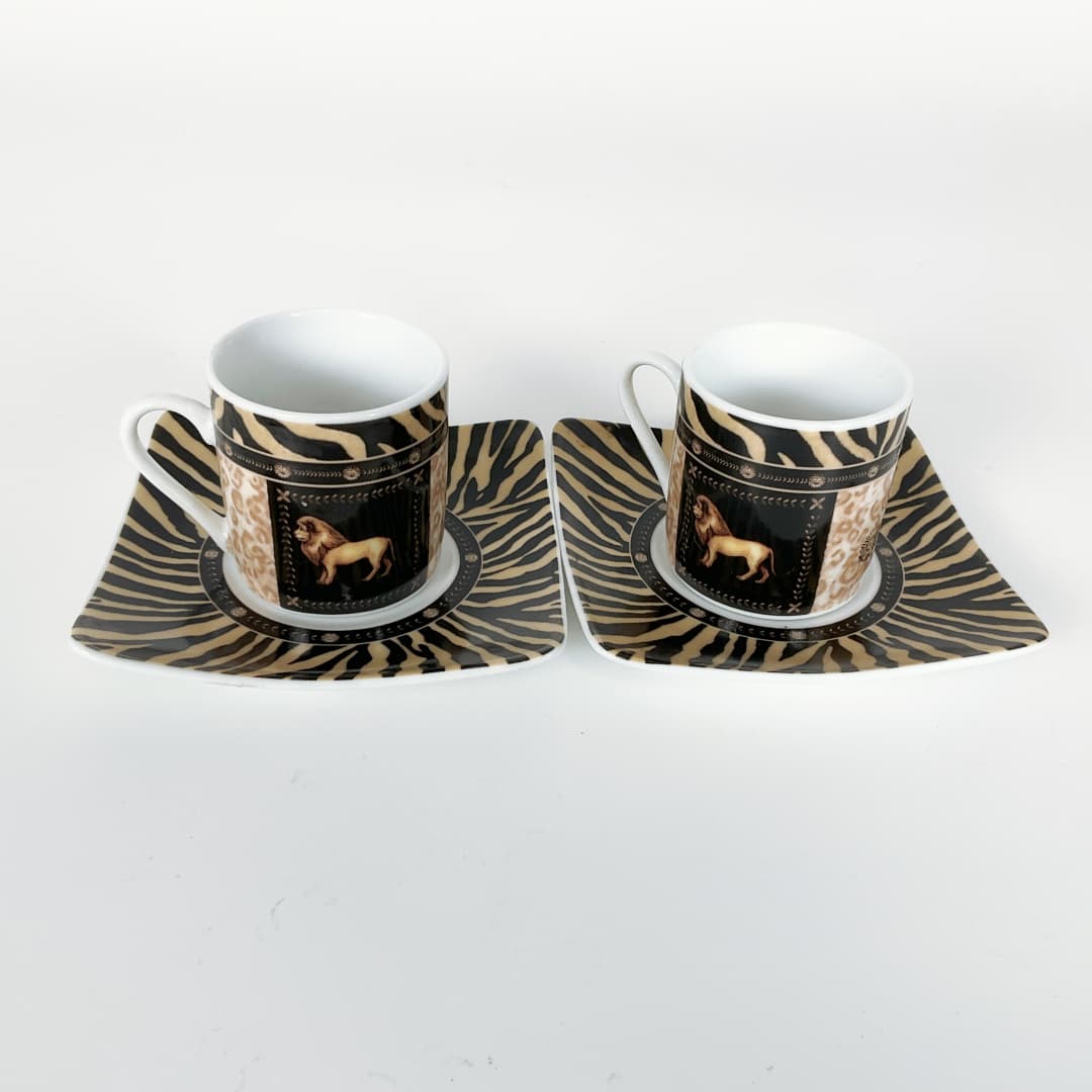 nimbus - Finecasa Tea Cup and Saucer Set (2 Sets)