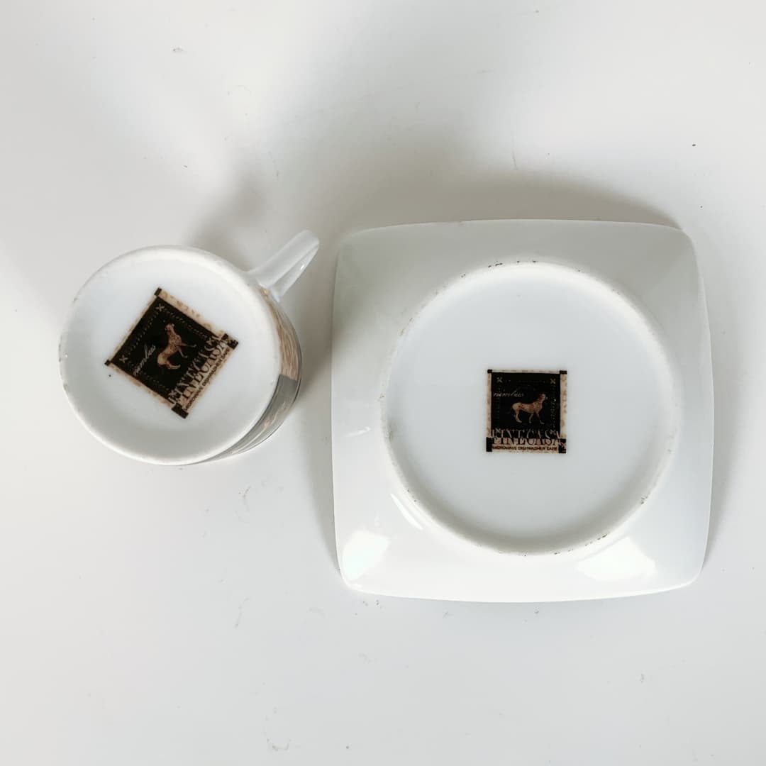 nimbus - Finecasa Tea Cup and Saucer Set (2 Sets)