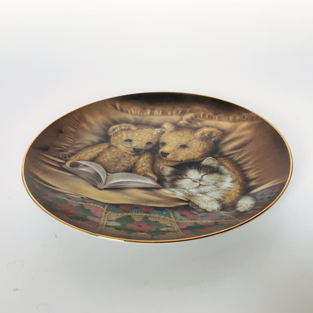Franklin Mint - “Bedtime Story” Limited Edition Collectors Plate