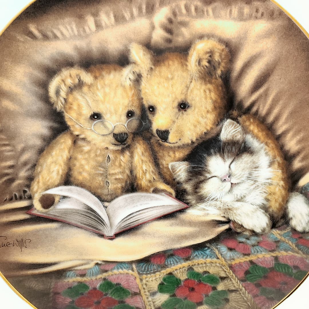 Franklin Mint - “Bedtime Story” Limited Edition Collectors Plate