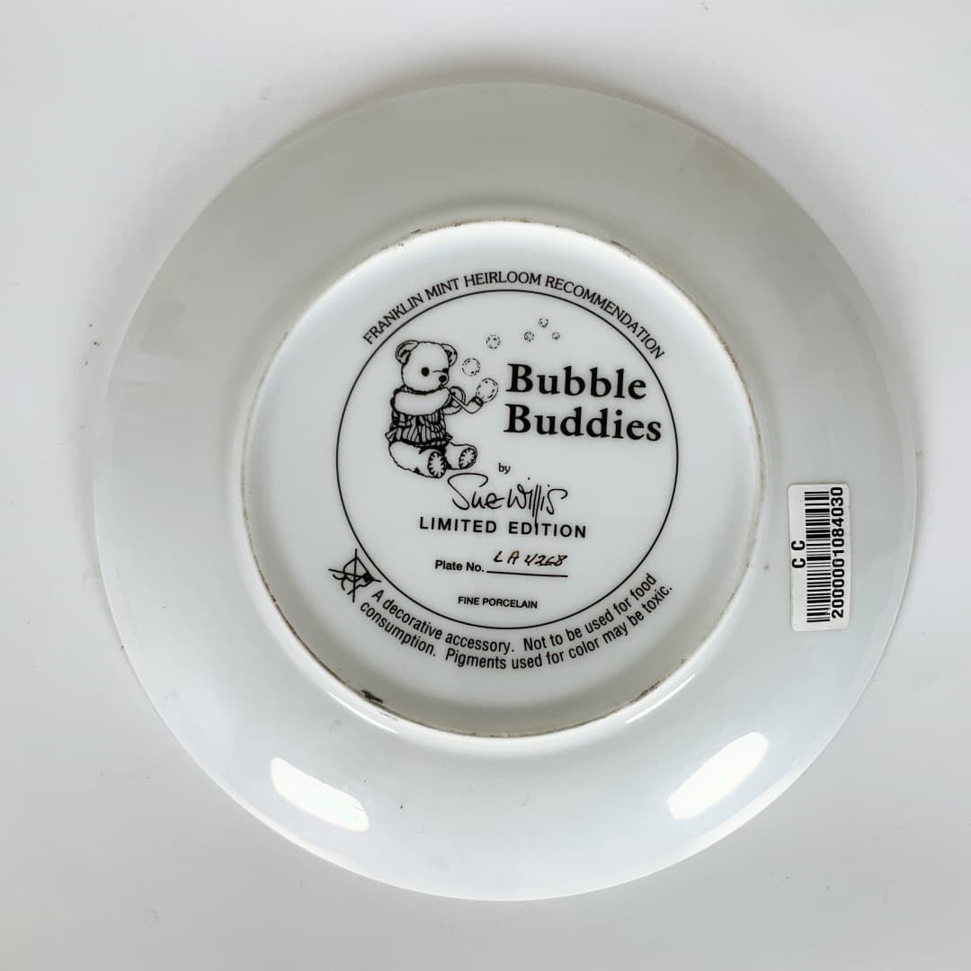Franklin Mint - “Bubble Buddies” Limited Edition Collectors Plate