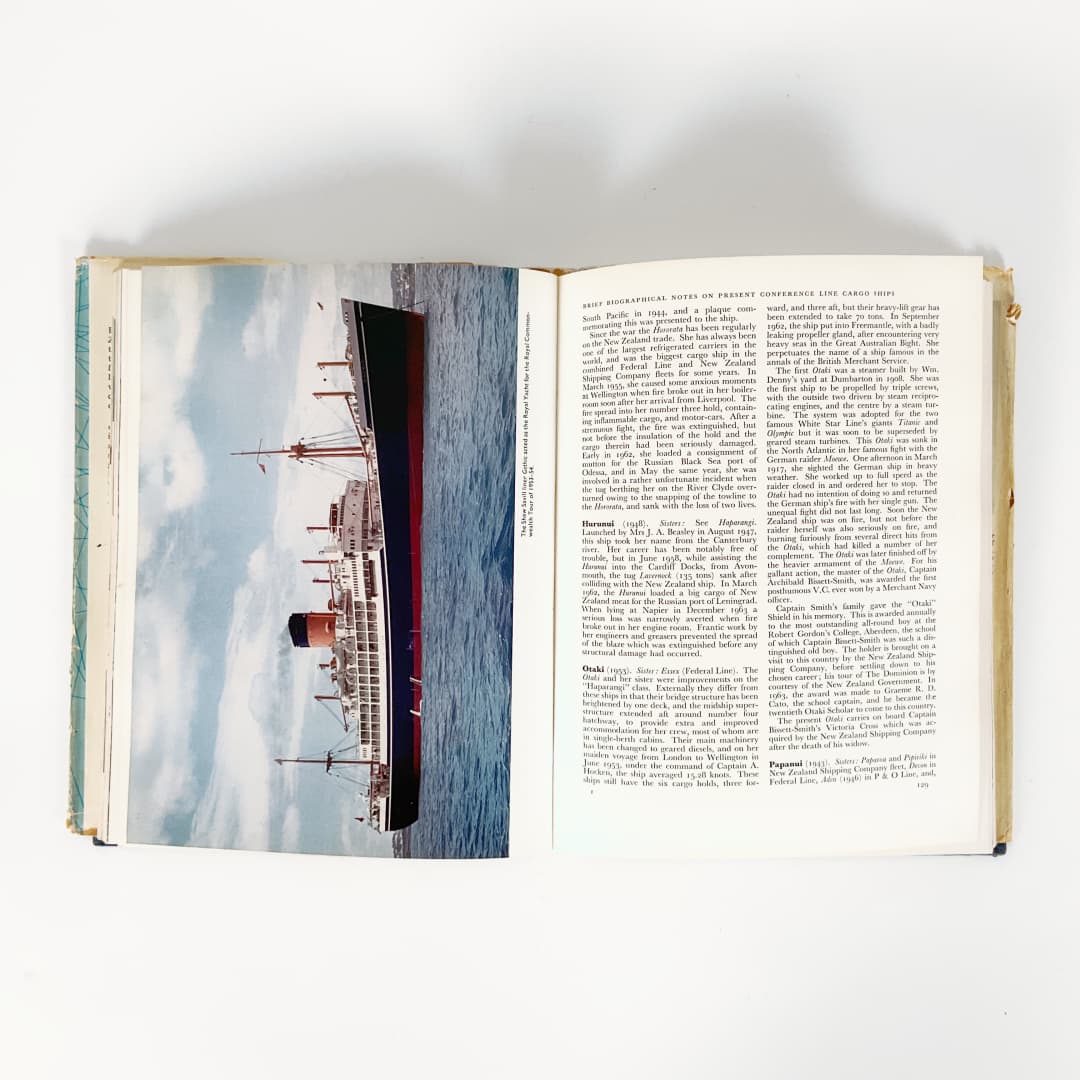 The Ships That Serve New Zealand Vol. 1 British & European Lines