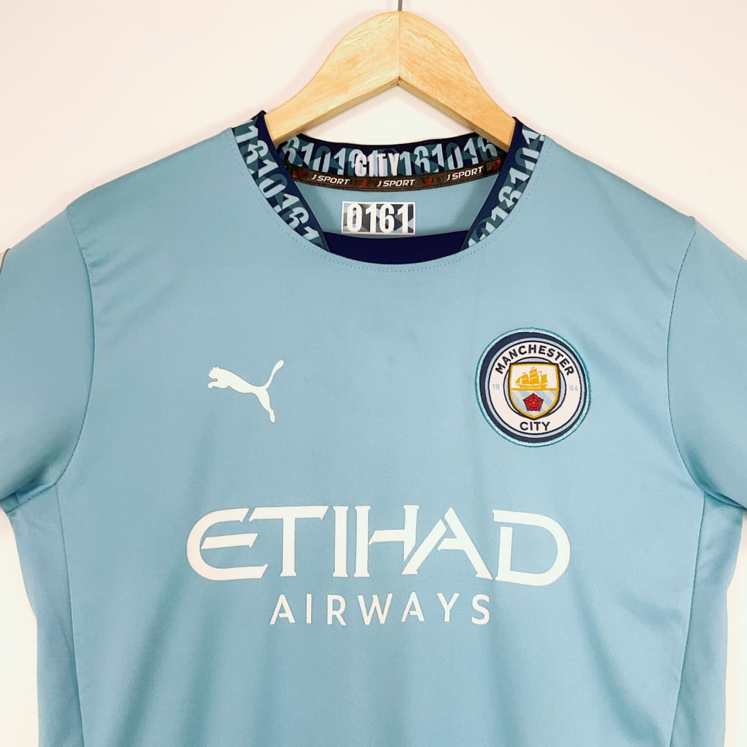 J SPORT Light Blue Football Jersey – Size S