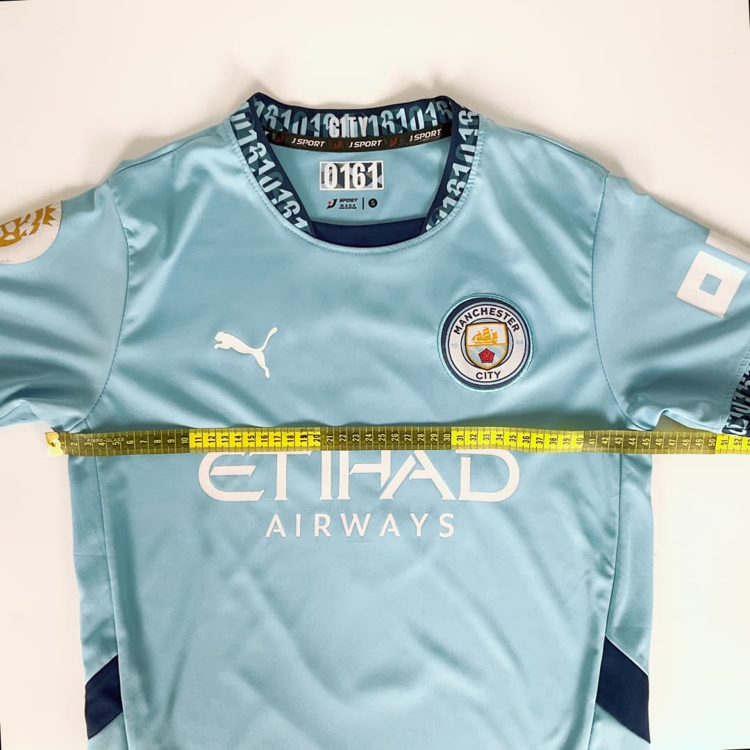 J SPORT Light Blue Football Jersey – Size S