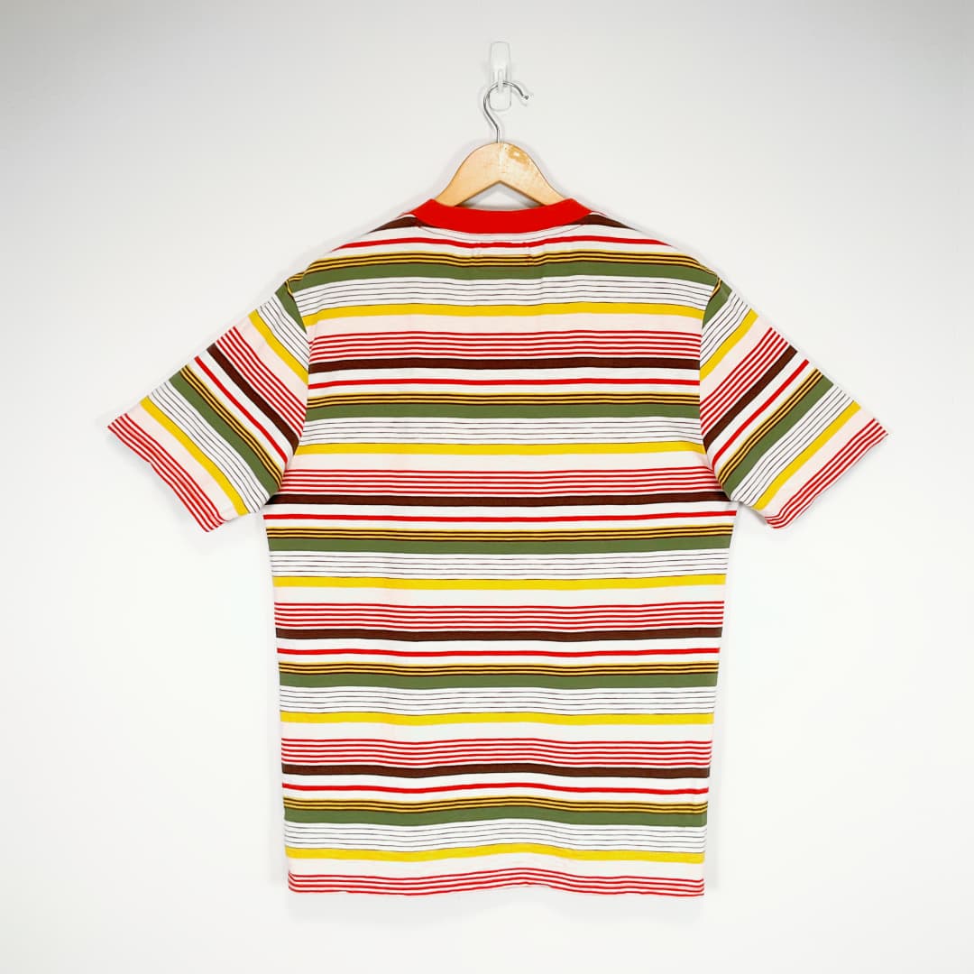 GUESS Multicolour Stripe T-Shirt – Size S