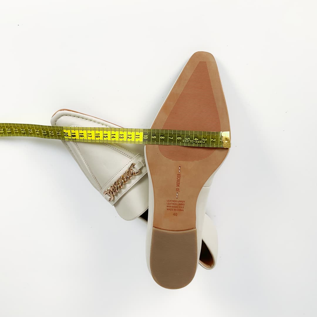 Jo Mercer - Pointed Loafers with Gold-Tone Hardware