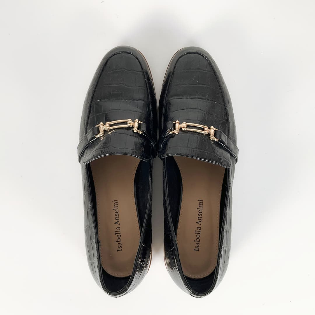 Isabella Anselmi - Loafers with Gold-Tone Hardware