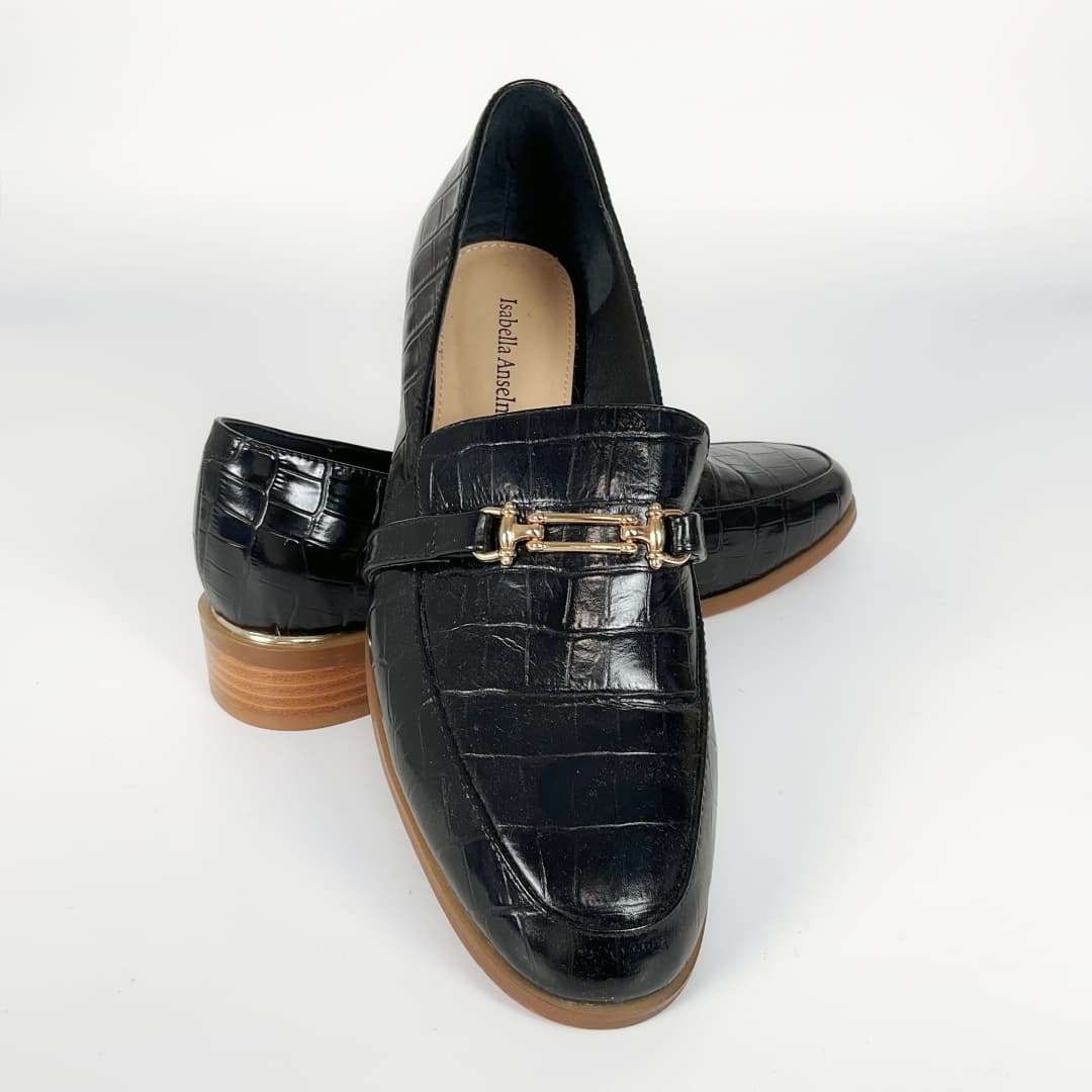 Isabella Anselmi - Loafers with Gold-Tone Hardware