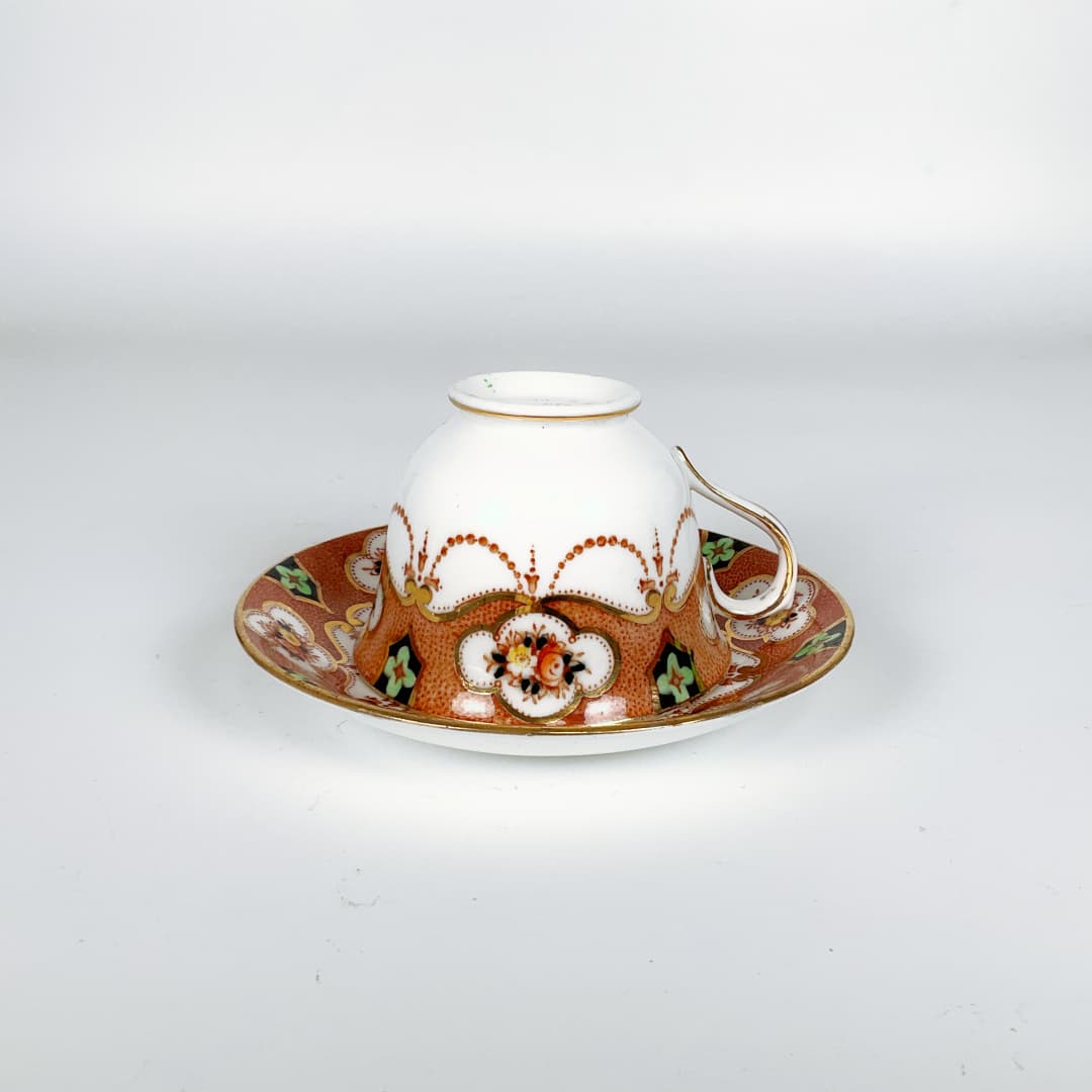 Royal Albert Crown China - Imari Style Tea Cup and Saucer Set