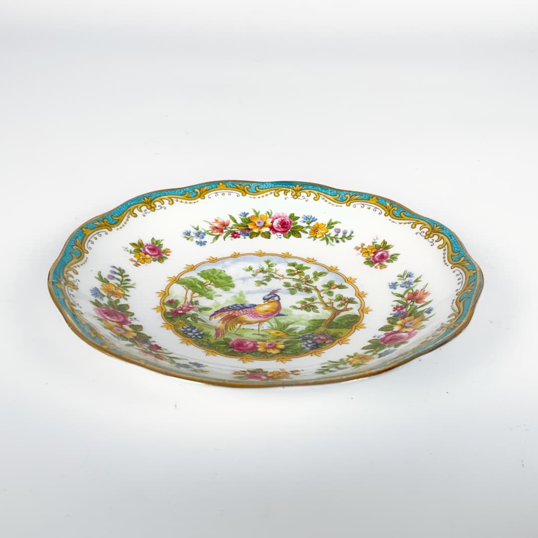 Royal Albert Bone China - Chelsea Bird Tea Cup and Saucers Trio Set