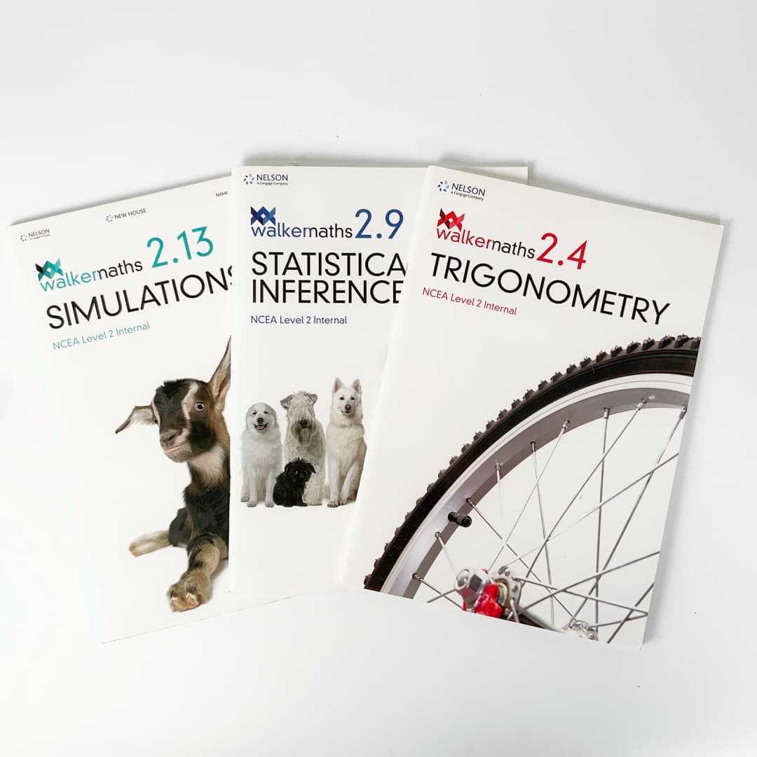 WALKERMATHS - Mathematics Study Set (3 Books Bundle)